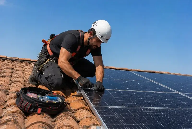 Maintenance et monitoring de panneaux solaires à Wolxheim