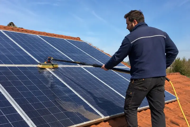 Nettoyage et entretien de panneaux solaires à Wolxheim